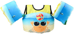 Gilet da Nuoto per Bambini con Braccioli e Spallacci, Giubbotto Galleggiante di Salvagente da Piscina per Bambino, per Ragazzi e Ragazze da 2,3,4,5,6, en oferta