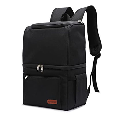 AUXDIQ Zaino da Picnic 22 Litri Zaino Termico Porta Pranzo Borsa Frigo Isoterma per Campeggio Barbecue