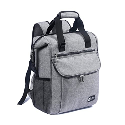 AUXDIQ Zaino da Picnic 22 Litri Zaino Termico Porta Pranzo Borsa Frigo Isoterma per Campeggio Barbecue