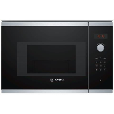 BEL523MS0 Forno Microonde da Incasso con Grill Capacità 20 Litri Potenza 800 Watt Colore Nero / Acciaio Inox