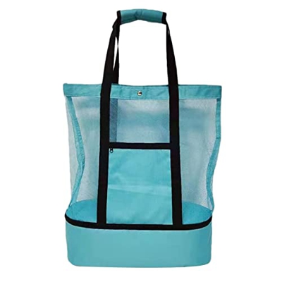 Picnic Borsa termica per la conservazione Borsa grande da spiaggia in rete con dispositivo di raffreddamento isolato Strumenti multifunzione per l'imb