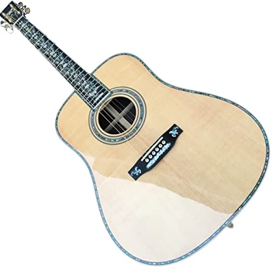 Tutta La Chitarra Acustica in Legno Massello Principiante Chitarra Elettrica Acustica A Mano A Mano Elettrico Acustico 41 Pollici XIXINYA (Color : Gui