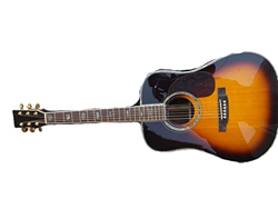 AURH 41 Pollici Chitarra Acustica Tramonto Chitarra Elettrica Acustica Corpo Rotondo Round Corpo D Classico Chitarra Acustica Solido XIXINYA (Color :  precio