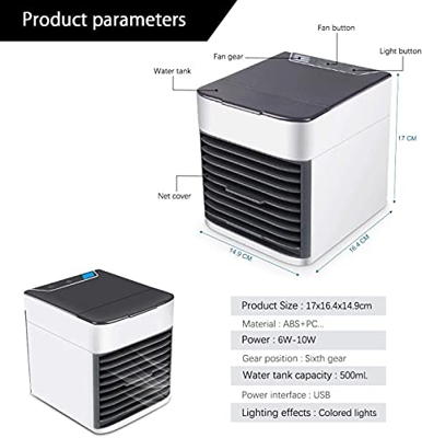 Condizionatore Evaporativo Neo - Funzione 4 In 1 Condizionatori Portatili Mini , Dispositivo Di Raffreddamento Personale Air Cooler Portatile - per La