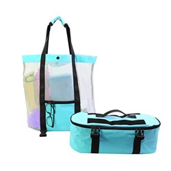 Picnic Borsa termica per la conservazione 2 in 1 Borsa pieghevole di grande capacità per asciugamano Vestiti a spalla con dispositivo di raffreddament precio