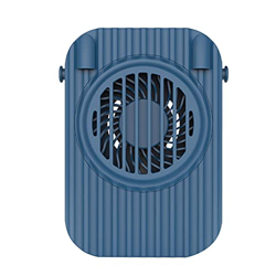 Portable Hanging Neck Fan Rechargeable 3 Speed High Capacity Battery Neck Fan Air Conditioner Cooler for Home Sport Hiking (Color : Green) (Blue) características