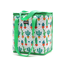 22L Grande Sacchetto di Raffreddamento Termico Sacchetto Portatile Cibo Cool Box Beach Bottiglia di Ghiaccio Pack da Campeggio Fiore Impermeabile Ther características