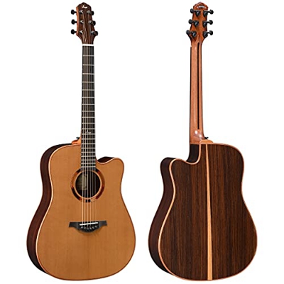 AURH Chitarra Acustica del Cedar della Chitarra Acustica del Cedro Handmade Body 41 Pollici Chitarra Acustica XIXINYA (Color : Guitar, Size : 41 Inche