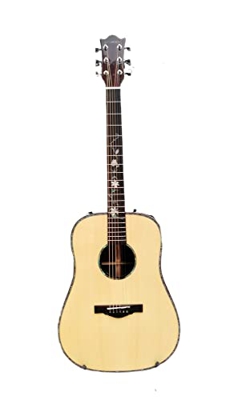 41 Pollici -05. Chitarra Acustica, Top Abetetto Solido, Lati in Palissandro Solido E Schienale, Chitarra for Amanti della Musica for Principianti XIXI