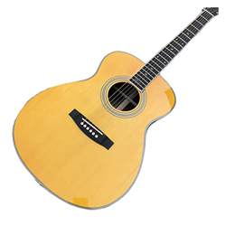 Ebano Dingerboard Solid Style Style Style Guitar Acoustic Guitar con Bone Bone Bone Blocchi Apri Tuner Beginner Music Music Lover Guitar XIXINYA (Size precio