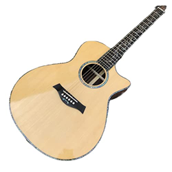 AURH Chitarra Acustica di Abete Rosso Solido Ebano Dingerboard Body Body Beginner Music Lover Chitarra XIXINYA (Size : 41 Inches) en oferta