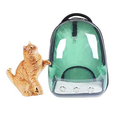 FMOPQ Double Shoulder Portable Outdoor Pet Backpack Ventilated Cool Cool Comfortable And Durable