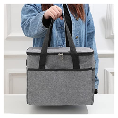 TJLSS Sacca Fredda con Sacchetto di Ghiaccio di Grande capacità Tote Borsa da Campeggio da Picnic da Campeggio da Campeggio da Picnic (Color : A, Size