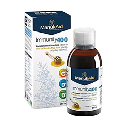 ManukAid Immunity 400+ Sciroppo 250 ml con Miele di Manuka MGO400 precio