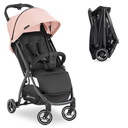 Hauck Travel Buggy Swift X - Passeggino Leggero Reclinabile e Cinghia di Trasporto, Passeggino Chiusura una Mano in Formato Compatto - nero (Rosa) precio