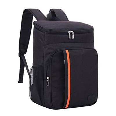 Muzrunq Backpack ISUMATORE Maggior PACCHIO Picnic Outdoor CONTRUTTORE PRANZA Pranzo in Maglie - Nero - Nero