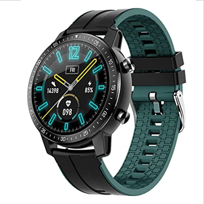 Smartwatch fitness tracker con chiamata, tracker attività con schermo ad alta definizione touch da 1,3 pollici, contapassi impermeabile IP68 con monit