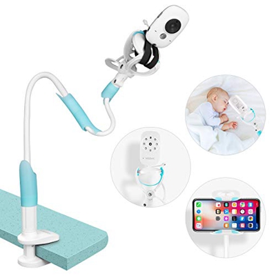 GHB - Supporto per fotocamera universale per bambini, flessibile, rotazione a 360°, pieghevole, adatto alla maggior parte dei bambini