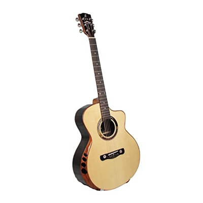 AURH 41" GC. Profilo Tutta la Chitarra Acustica in Legno massello, Chitarra for Chitarra Acustica a Livello di Prestazione XIXINYA (Size : 41 Inches)