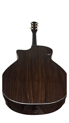 Body Bracciolo Acoustic Guitar Solid Abete Top Chitarra elettrica Acustica Chitarra Naturale for Principianti XIXINYA (Size : 41 Inches)