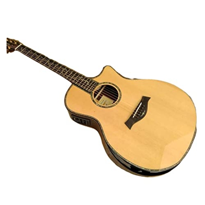 AURH Chitarra Acustica Solid Top Acoustic Electric Guitar Beginner Music Music Lover Guitar XIXINYA (Size : 41 Inches)