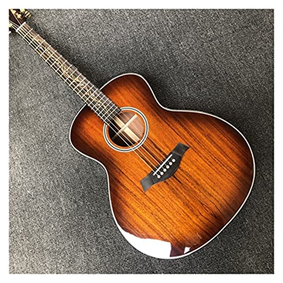 AURH Chitarra Acustica Rotonda Non-Cutaway Chitarra Acustica elettrica Chitarra Acustica con preamplificatore di Bordo XIXINYA