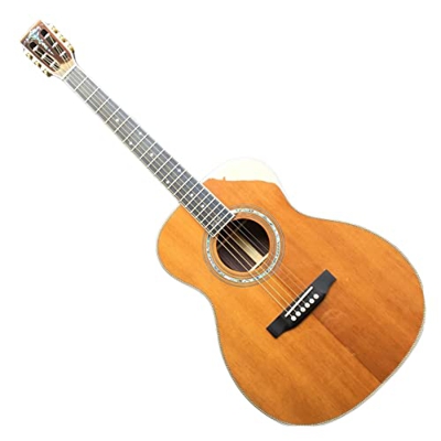 AURH Ebano fretboard Chitarra Acustica Chitarra Acustica Chitarra elettrica Solido Cedar Corpo Acustico XIXINYA (Size : 39 Inches)