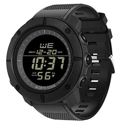 Ravcerol 5 PCS Smartwatch strategici per Uomo, Orologio Digitale Impermeabile, Smartwatch Impermeabile con retroilluminazione El, Ora Mondiale, cronom