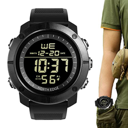 Jayehoze 5 PCS Smartwatch Digitale per Esterni | Orologio Digitale Impermeabile - Smartwatch Impermeabile con retroilluminazione El, Ora Mondiale, cro características