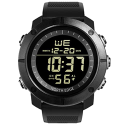 guner 5 PCS Smartwatch Digitale per Escursionismo - Orologi Sportivi da Uomo - Smartwatch Impermeabile con retroilluminazione El, Ora Mondiale, cronom características