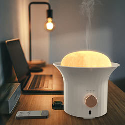 Umidificatore, Achort Umidificatore Ambiente Ultrasuoni 400ml Purificatore Spegnimento Automatico senza Acqua per Yoga Camera da Letto Soggiorno Sale  características