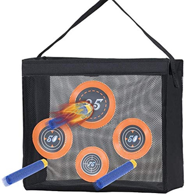 Schiuma Blaster Portatile Pratica Target Bag Storage Carry Target Pouch per Nerf Guns N-Strike Elite/Mega/Rival Series