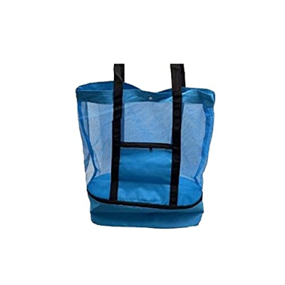 Borsa da Spiaggia Summer Portable Plan Lunch Bag Isolato Dual Compartment Picnic Cooler Bag Beach Pool Beach Sacchetto della Maglia per Il Viaggio di 
