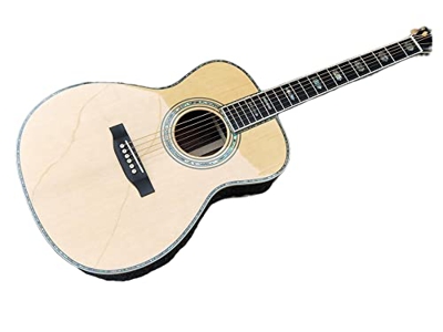 Chitarra Acustica in Stile Abete Rosso Massiccio di Alta qualità, Alta Tastiera Ebano Ebano Chitarra Elettrica Acustica XIXINYA (Color : Guitar, Size 