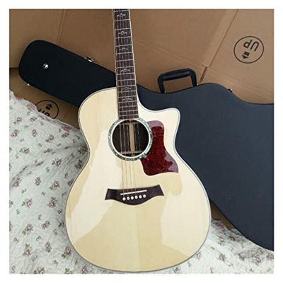 AURH 812CE Chitarra Acustica 814ce Chitarra Elettrica Acustica Naturale 814 Chitarra Acustica XIXINYA (Color : Guitar, Size : 41 Inches)