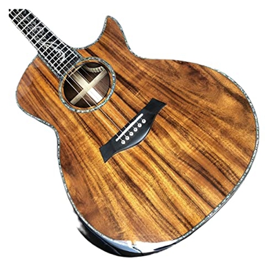 AURH Body Armrest SP14 Chitarra Acustica Reale Solido Top PS14 Chitarra Acustica Elettrica XIXINYA (Color : Guitar, Size : 41 Inches)