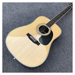 Chitarra Acustica Top Abete Rosso Naturale, Personalizzato D-Modella in Palissandro Elettrico Chitarra Elettrica Acustica, Legno di Legno A 3 Pezzi XI precio