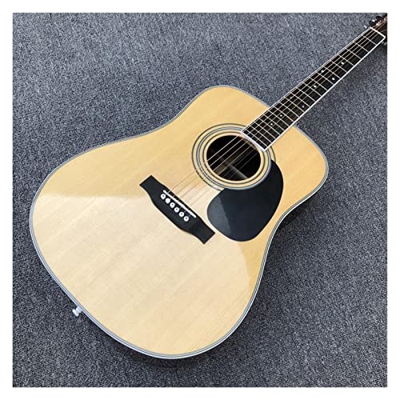 Chitarra Acustica Top Abete Rosso Naturale, Personalizzato D-Modella in Palissandro Elettrico Chitarra Elettrica Acustica, Legno di Legno A 3 Pezzi XI