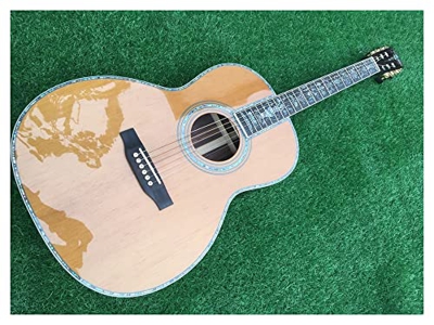 AURH Chitarra Acustica Classica 000-45 Chitarra Elettrica Acustica Acoustic Guitar Handmade Top Top Parlour Body Acoustic XIXINYA (Color : Guitar, Siz