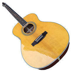 AURH 28 Acoustic Guitar Mahogany Acoustic Electric Guitar Snow Snow Snake Inlay Parlor Acoustic XIXINYA (Color : Guitar, Size : 40 Inches) precio