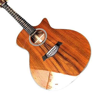 AURH Tutto Chitarra Acustica K2. 4CE Chitarra Acustica Elettrica K24. Chitarra Acustica XIXINYA (Color : Guitar, Size : 41 Inches)