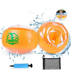 QKTYB Braccioli Bambini 3-10 Anni con Custodia Braccioli di Sicurezza per Bambini con Pompa Braccioli per Piscina Bracciali Gonfiabili da Nuoto Armban características
