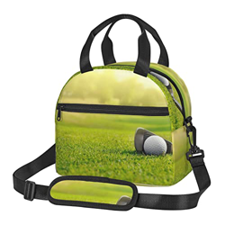 Borsa di totalizzatore di stampa dell'erba di golf della borsa di pranzo isolata borsa di grande capacità messengerbag características