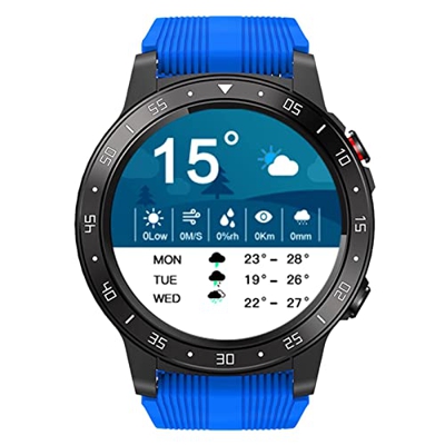 Smartwatch per salute e fitness Smartwatch per telefoni Android, Orologio sportivo GPS per esterni da 1,3 pollici Tracker fitness con monitoraggio del