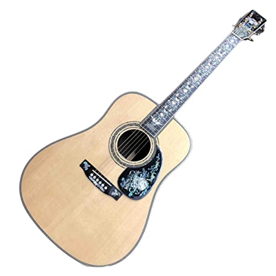 AURH Tutto Il Corpo Solido del Corpo D 10 0AA. Chitarra Acustica Deluxe. XIXINYA (Color : Guitar, Size : 41 Inches)