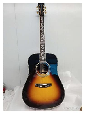 Tutta La Tastiera in Legno Massello 45D Ebano Solido in Legno di Palissandro Posteriore in Legno di Palissandro Posteriore A Base di Sunburst XIXINYA 