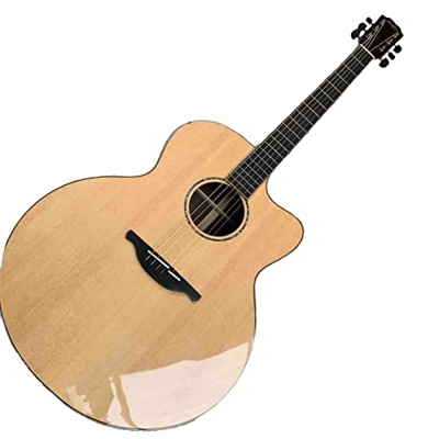 Costume AAAA. Tutto Il Solido Legno Abete Rosso Inlay Rosewood Side Reddens GF35AA. Chitarra Acustica in Stile XIXINYA (Color : Guitar, Size : 43 Inch