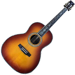AURH Cedro di Cedro di Abete Rosso Personalizzato Top Ebano Ebano OOO Stile Chitarra Acustica in Colore Naturale XIXINYA (Size : 39 Inches) características