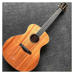 Custom Grand 39 Pollici Tutto Solid Mahogany Machany Binding Machogany Back Late Side Acoustic Guitar Adatto per i Giocatori di Tutte Le Fasi. XIXINYA características