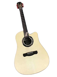Chitarra Acustica Invernale, 41 Pollici Solido Abete Rosso Cut Top Electric Guitar XIXINYA (Size : 41 Inches) en oferta